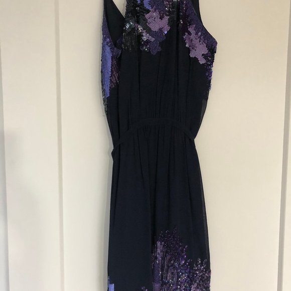 NWOT Purple Sequin French Connection Dress Sz 0 - Picture 2 of 2